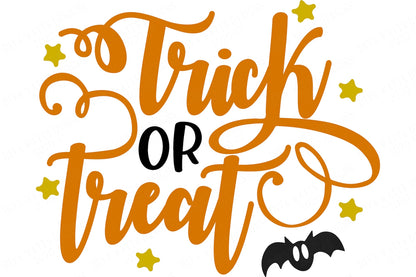 Trick Or Treat | Halloween | Fall Autumn | Cutting File and Printable | SVG DXF JPG and More!