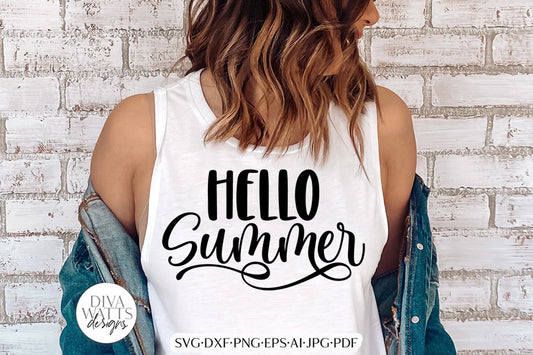 Hello Summer SVG | Summer Design