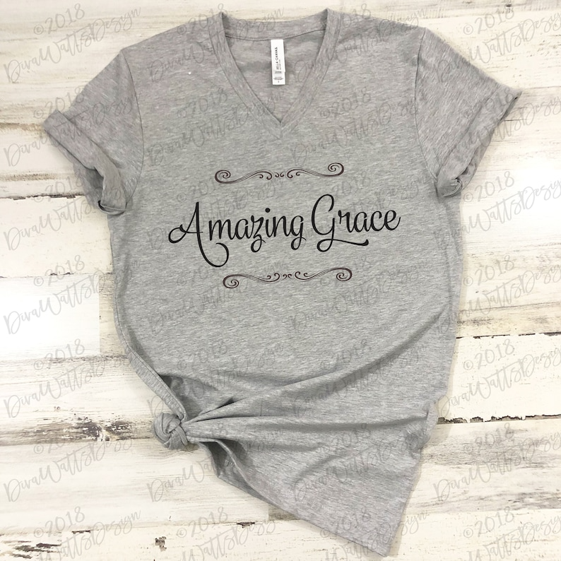 SVG Amazing Grace | Farmhouse | Hymn | Art | Vinyl Stencil | Cutting File | Instant Download | DXF | PNG