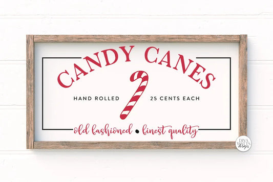 Candy Canes SVG | Christmas / Winter Design