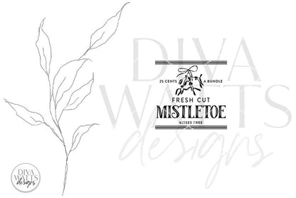 Mistletoe SVG | Christmas / Winter Design