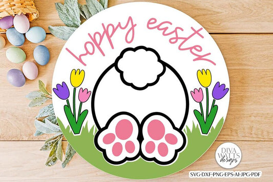 Hoppy Easter SVG | Easter Bunny Design