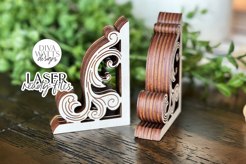 Farmhouse Corbels Glowforge SVG | Laser Cutting Design