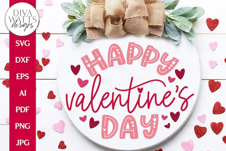 Happy Valentine's Day SVG | Valentine Heart Design