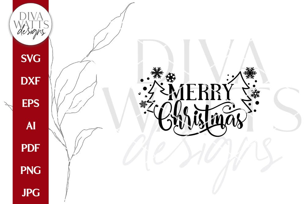 Merry Christmas SVG | Winter Design