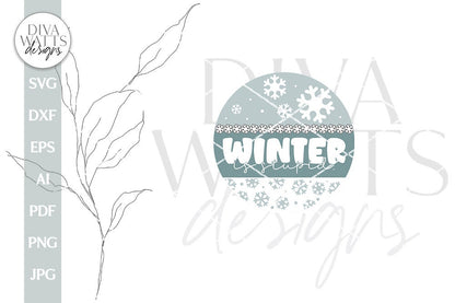 Winter Is Stupid SVG Funny Winter Door Hanger SVG Christmas SVG Funny Christmas svg Snowflakes svg Funny Christmas Sign Funny Winter svg