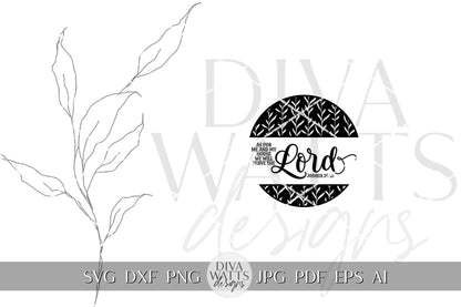 As For Me And My House We Will Serve The Lord SVG Christian Door Hanger svg Christian svg Christian Verse svg Bible Verse svg Cricut svg