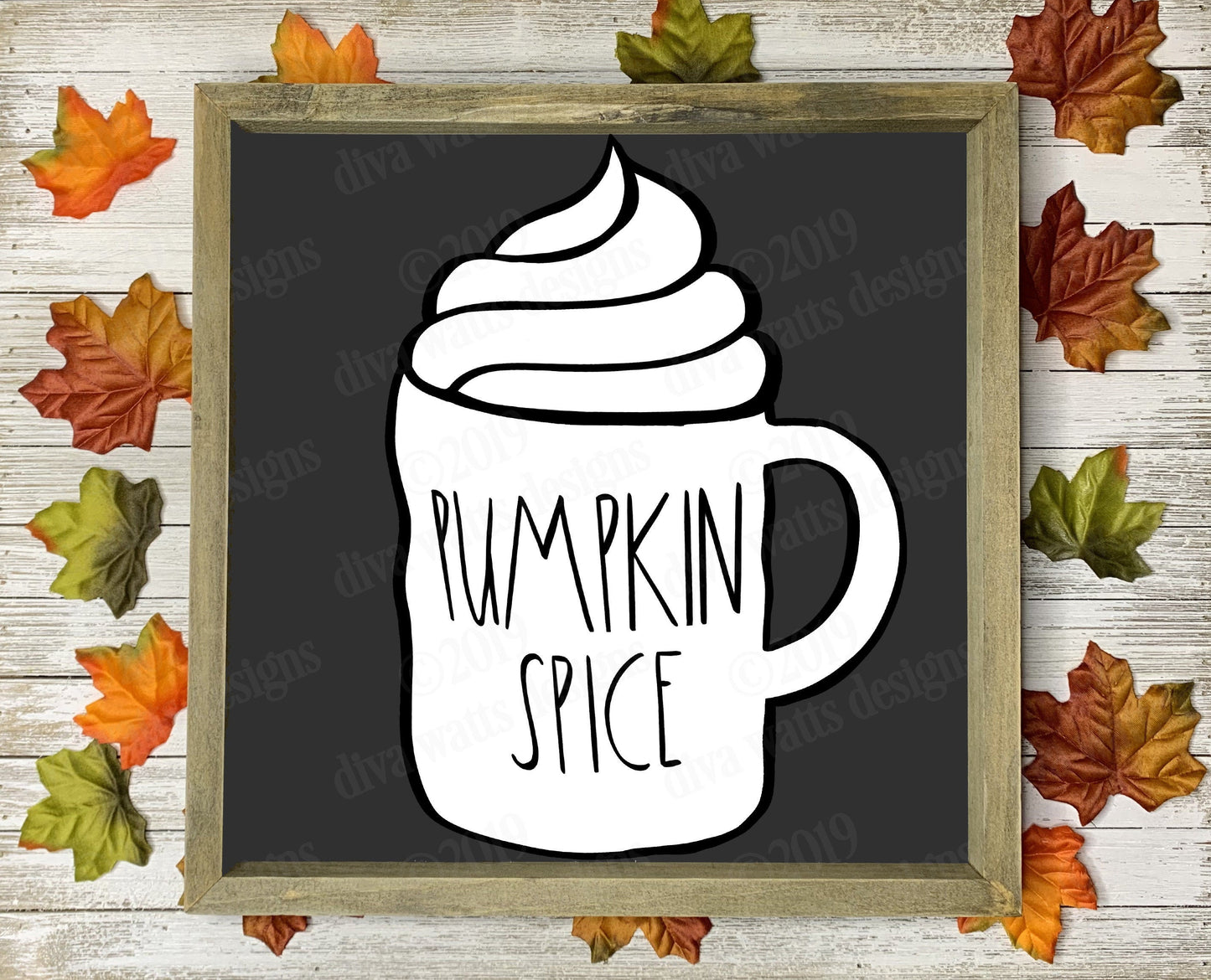 SVG | Pumpkin Spice Mug | Whipped Cream | Cutting File | Clipart | DXF PNG | Instant Download | Fall | Autumn