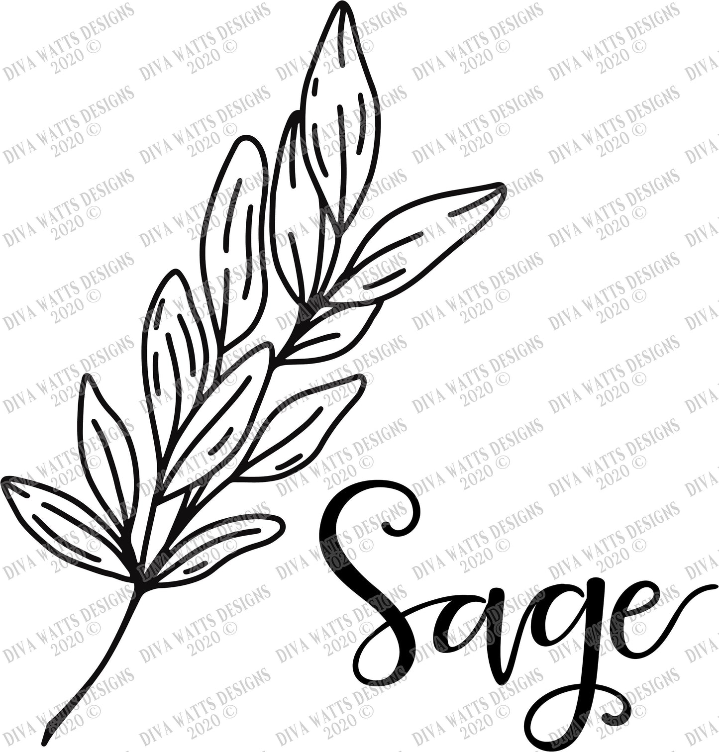 SVG | Herbs Basil Rosemary Sage Oregano | Cutting Files | Set of 4 | Farmhouse Sign Bundle | Vinyl Stencil HTV | Kitchen Dining Room Art