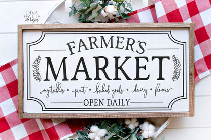 Farmer's Market SVG | Rustic Farmhouse Design