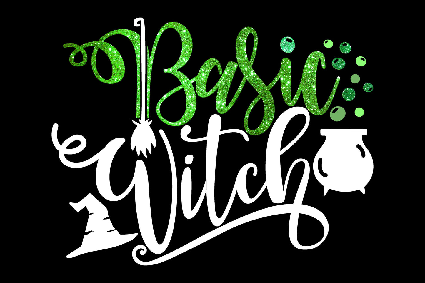 Basic Witch | Halloween Cutting File | Shirt Sign Design | Autumn & Fall | SVG DXF and more!