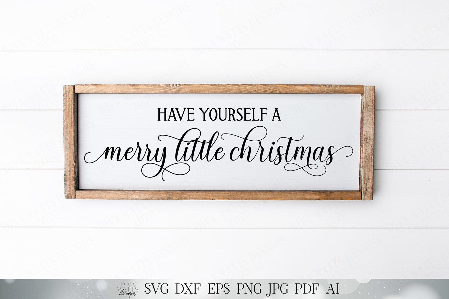 Have Yourself A Merry Little Christmas SVG | Farmhouse SVG | Cricut SVG | Christmas svg | dxf and more!