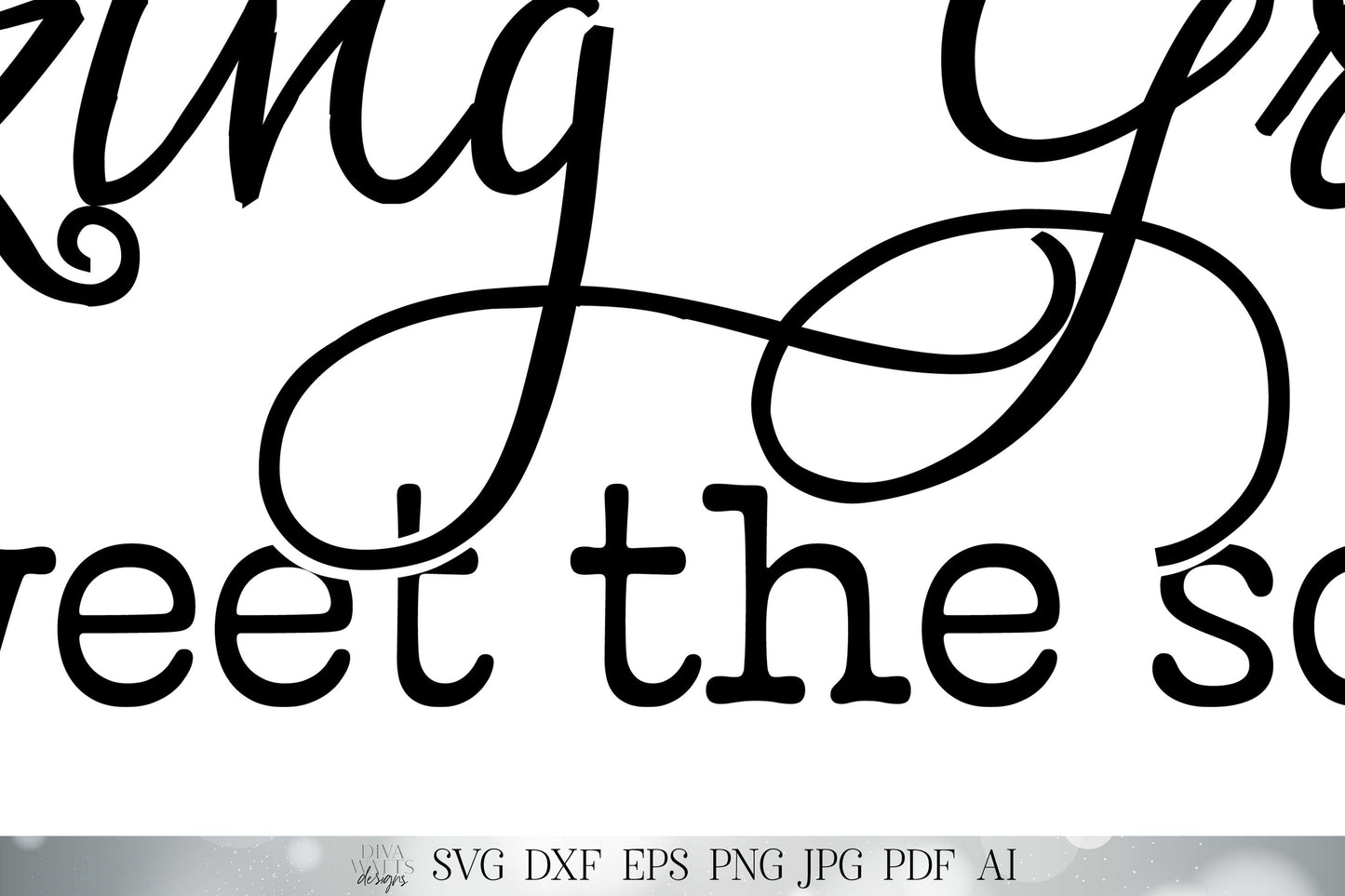 Amazing Grace SVG | How Sweet The Sound SVG | Christian SVG | Farmhouse Sign | dxf and more! | Printable