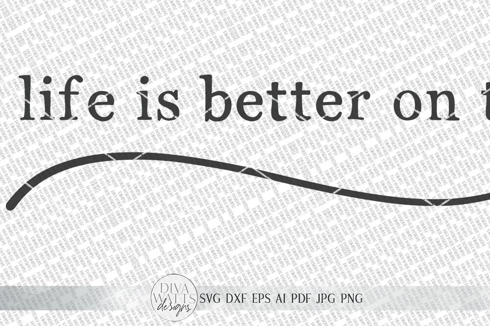 Life Is Better On The Farm SVG | Farmhouse Sign SVG | dxf and more