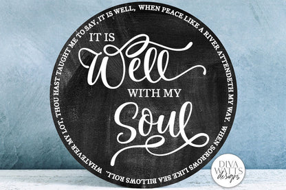 It Is Well With My Soul SVG | Round Design