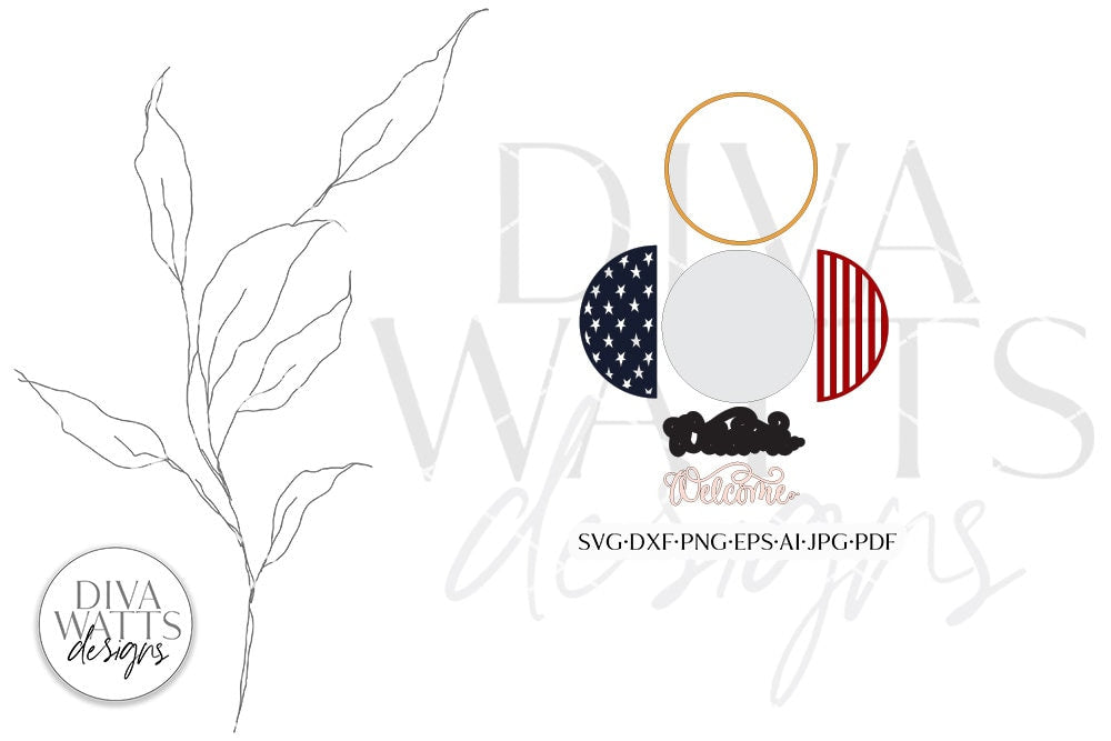 Welcome SVG | 4th Of July Design