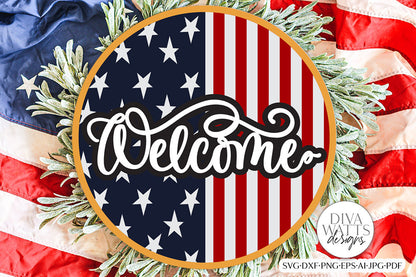 Welcome SVG | 4th Of July Design