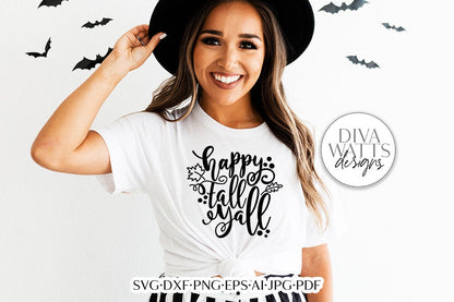 Happy Fall Y'all SVG | Autumn Design