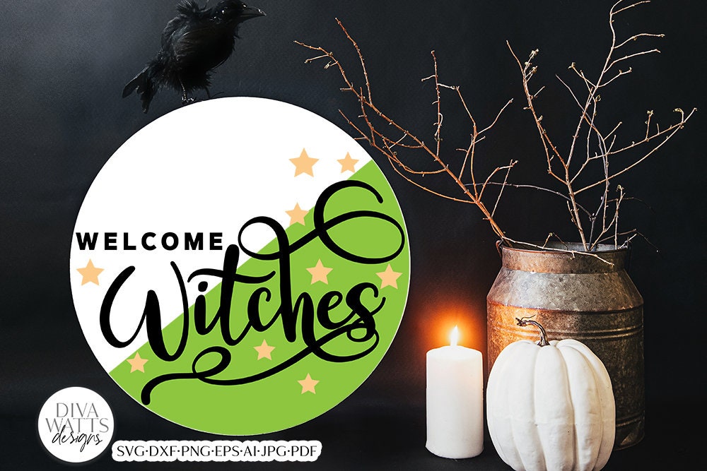 Welcome Witches SVG | Halloween Design