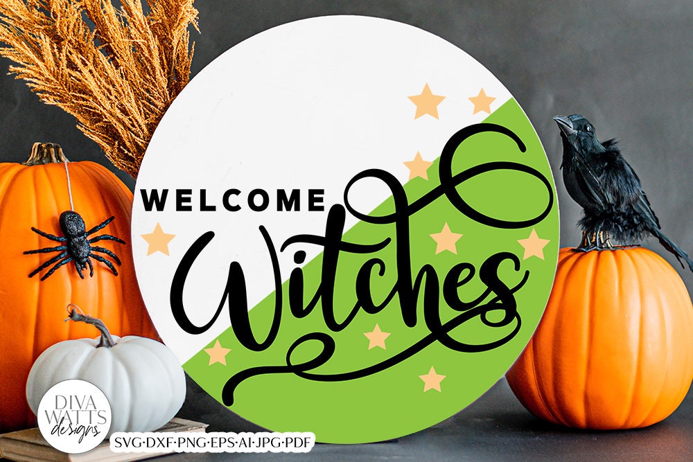 Welcome Witches SVG | Halloween Design