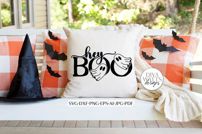 Hey Boo SVG | Halloween Fall Design