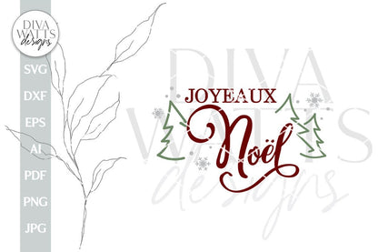 Joyeaux Noel SVG Merry Christmas SVG French Noel SVG Door Hanger For Christmas Door Hanger svg French Door Hanger svg Winter Door Hanger svg