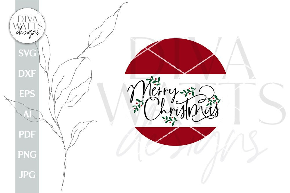 Merry Christmas SVG Christmas Door Hanger Merry Christmas Sign svg Christmas Door Sing svg Christmas Door Decor svg Christmas Decor svg